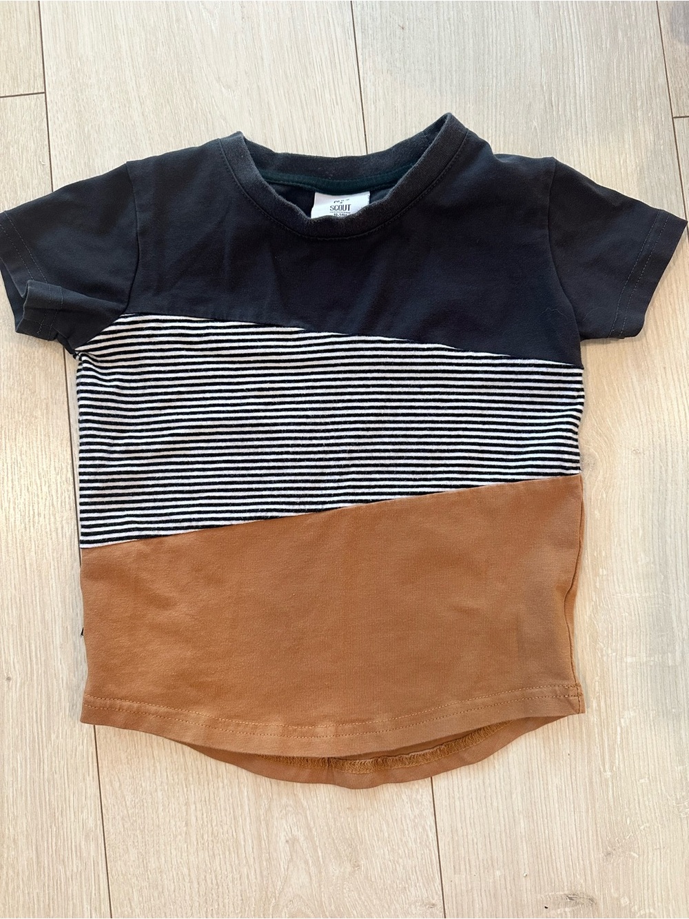 Olive and Scout Toddler/Kids Colorblock Short Sleeve Tee
